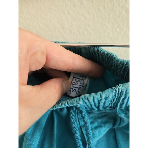 12-18 Month Vintage Perfect Pals Teal Jogger Pants - Picture 4 of 6